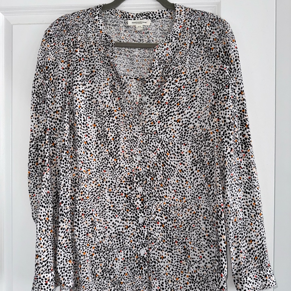 Women's Multi-colored Polka Dot Top